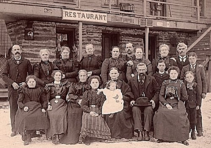 Circa 1880 photo of Blackwell Hotel, Blackwell, PA